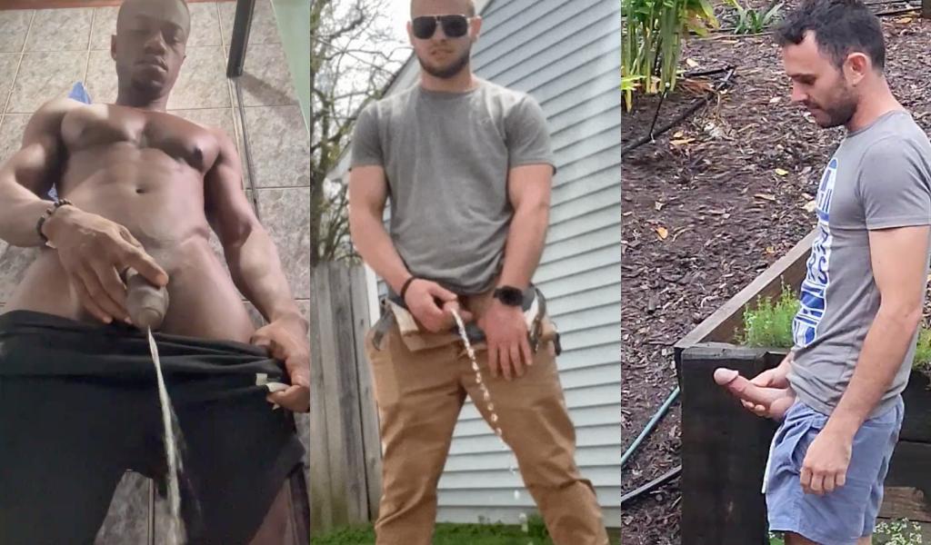 Pissing Men Compilation – Part 1
